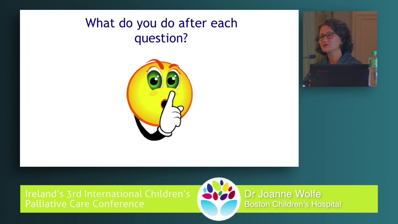 Dr Joanne Wolfe - Communicating with Children & Adolescents & Their Families