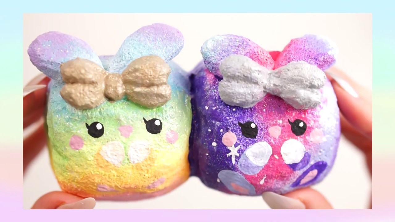 DIY IBLOOM SQUISHY ANGEL BUNNY BREAD