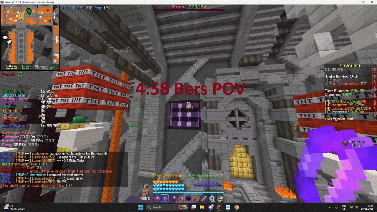 4:58 Casual M7 Bers POV | Hypixel Skyblock