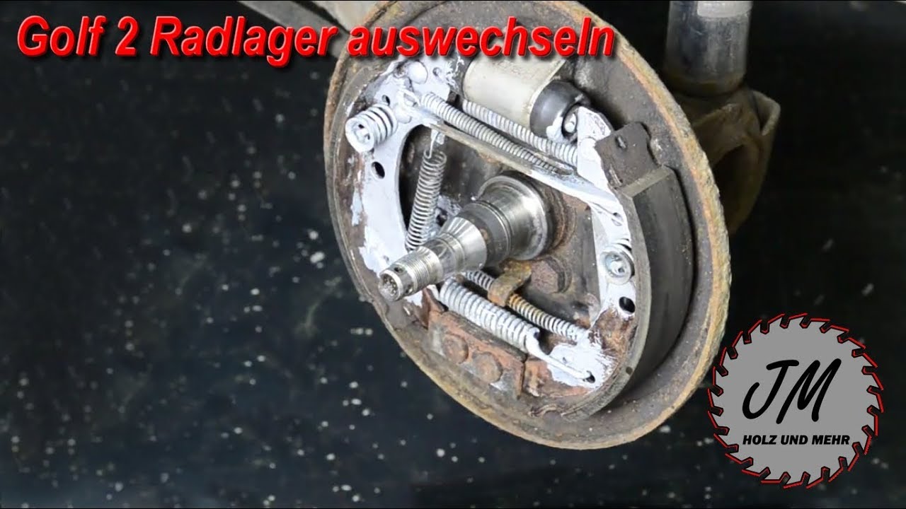 Golf 2 Radlager hinten wechseln // Radlager tauschen