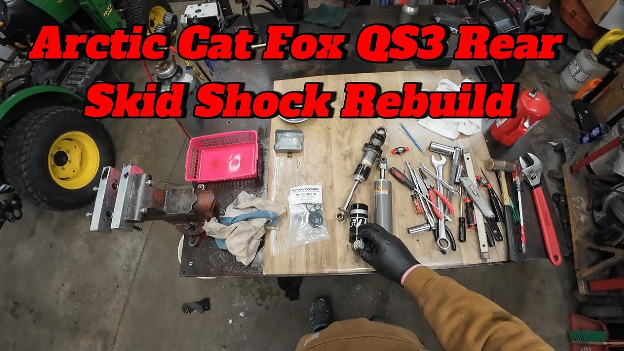 Arctic Cat Fox QS3 Rear Shock Rebuild