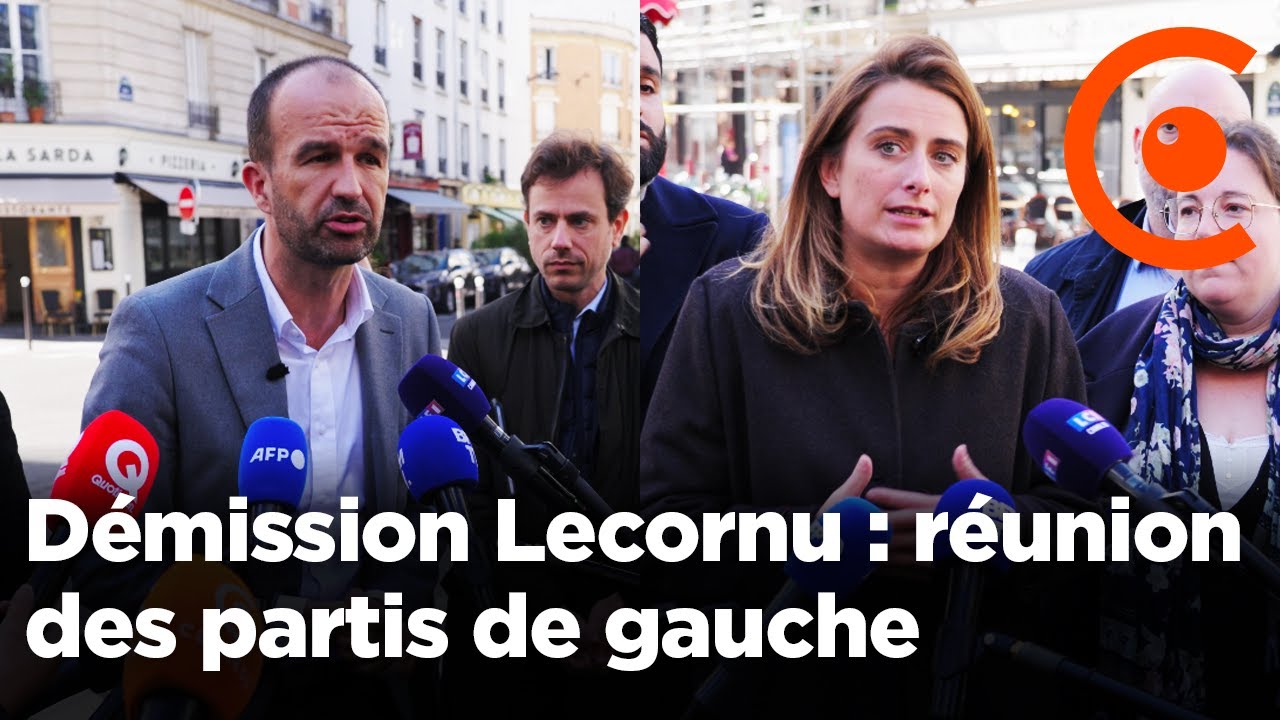 Réaction des partis de gauche à la sortie de leur réunion : Tondelier, Autain, Bompard, Castets...