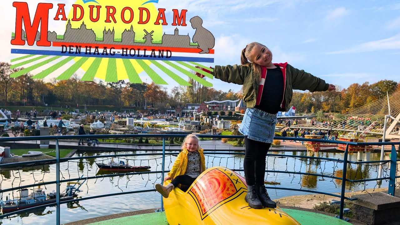 🎢Spelen, ontdekken en de nieuwste attractie in Madurodam KIDSVLOG 🥳