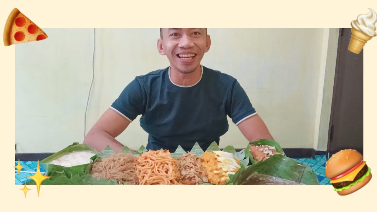 #mukbang challenge different pinoy breakfast eating in banana leaves