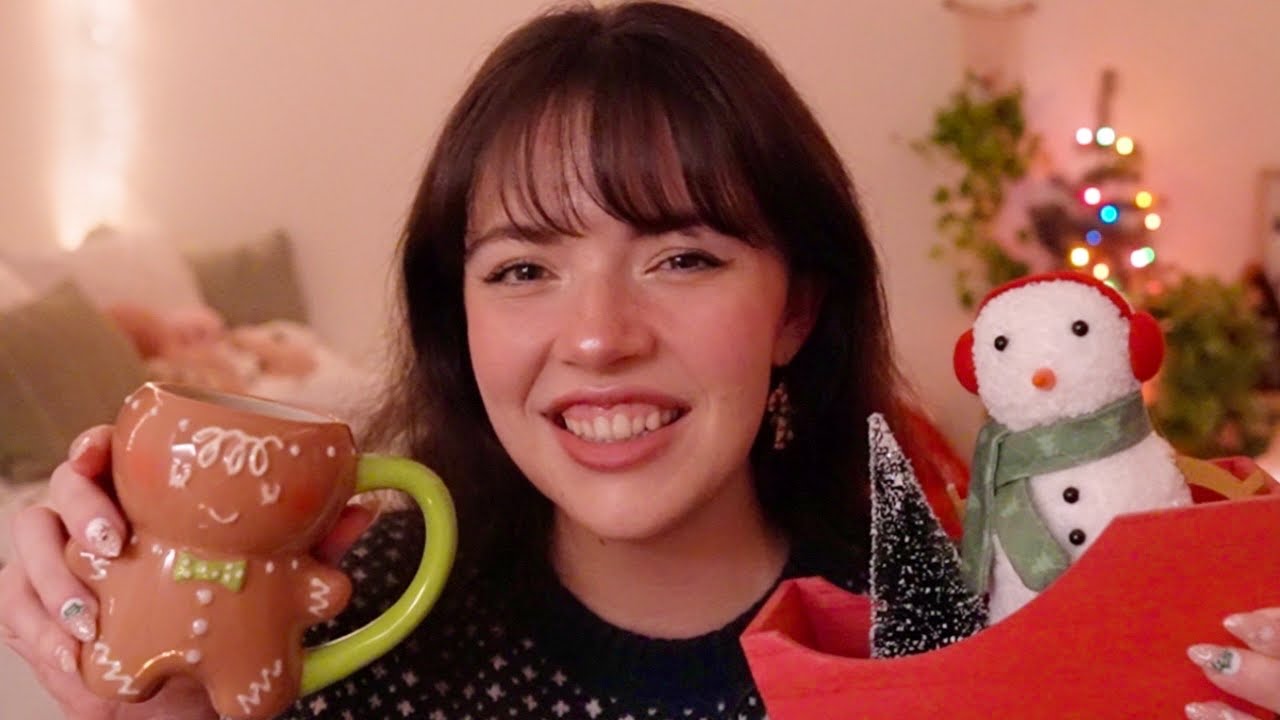ASMR Christmas Decoration Collection 🎄☃️🎅 (cozy friend, soft background music)