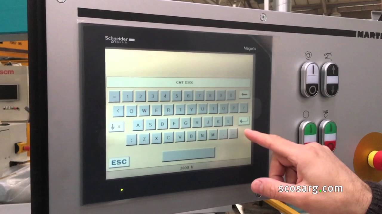 Martin T70 Panel Saw | Setting up a saw blade | Scott+Sargeant Woodworking Machinery