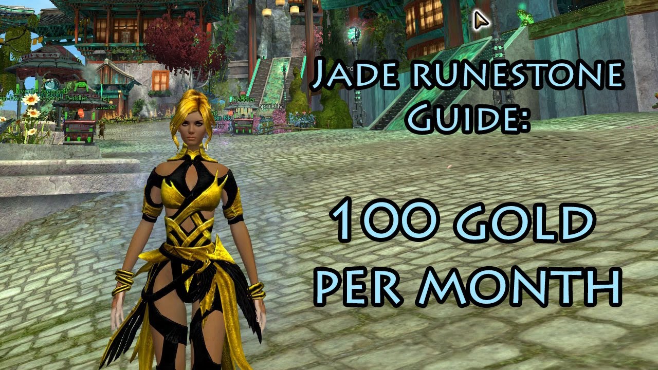 Guild Wars 2: Easy Jade Runestone Farming Guide - Earn 100g Monthly Fast!