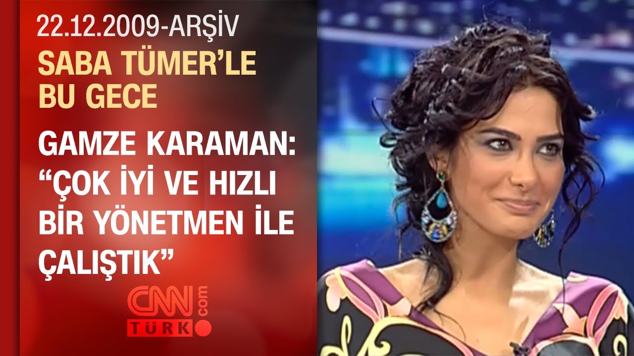 Gamze Karaman: "İzleyin ve farkımızı görün"-  Saba Tümer'le Bu Gece - 22.12.2009