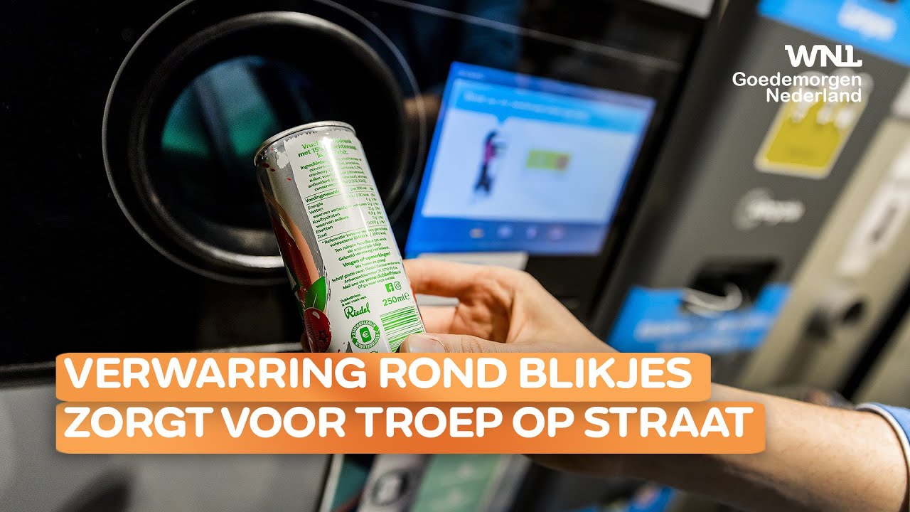 Statiegeldblikjes zorgen nog steeds voor verwarring en rotzooi op straat