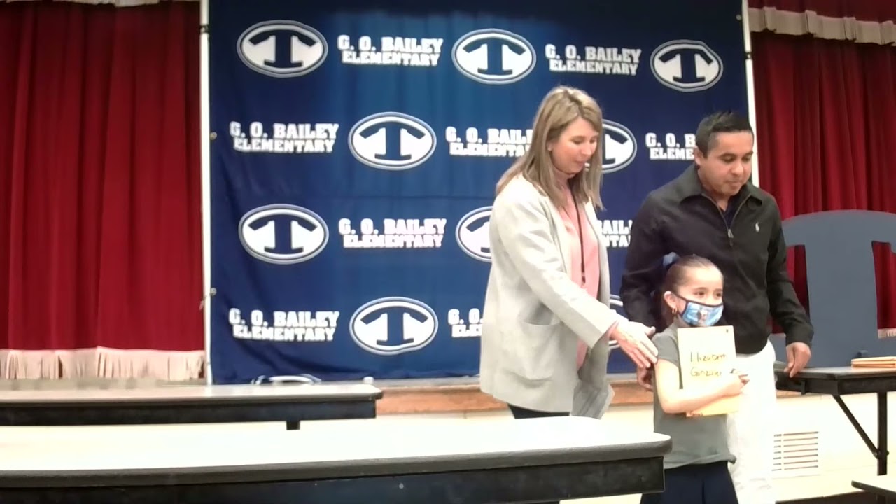 G.O. Bailey December Student of the Month Celebration