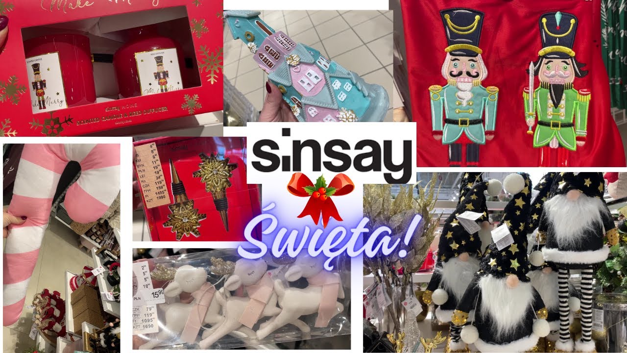 SINSAY ŚWIĘTA NOWOŚCI CAŁY ASORTYMENT TO BĘDZIE HIT ZLOT RODZINNY