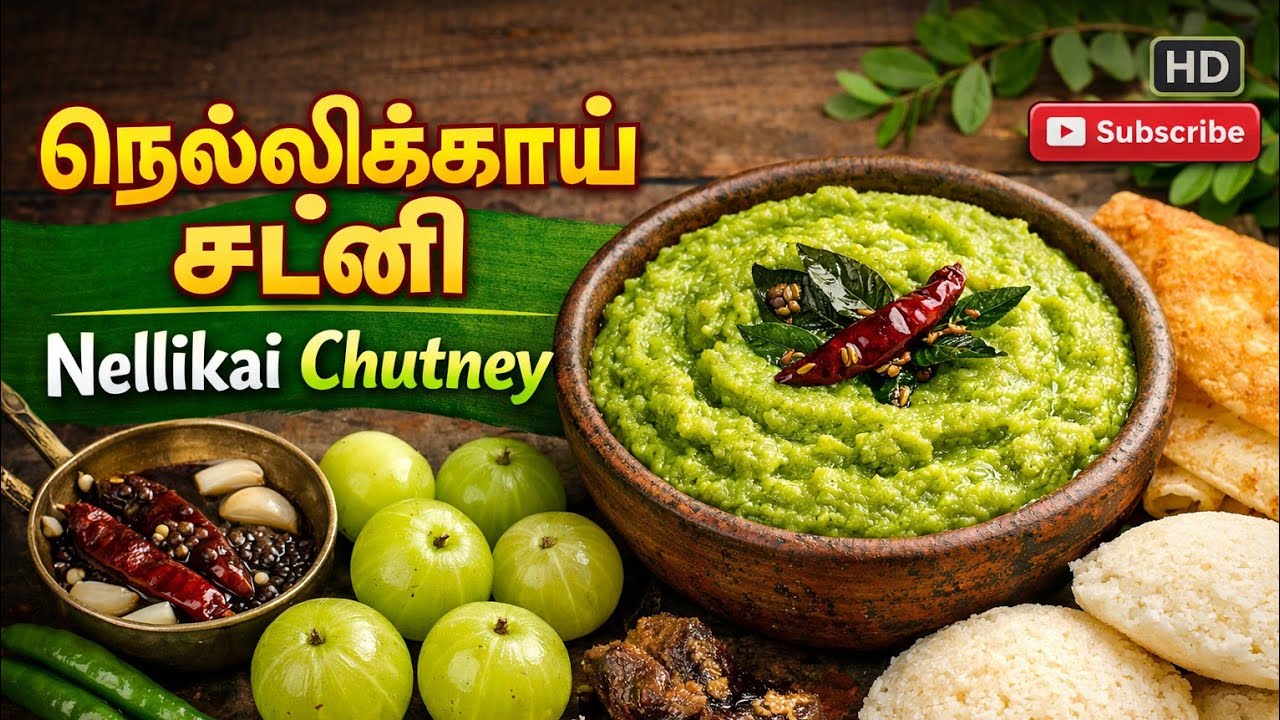 நோய் தீர்க்கும் சட்னி / நெல்லிக்காய் சட்னி/ Nellikai chutney / Amla [ Goseberry] Chutney