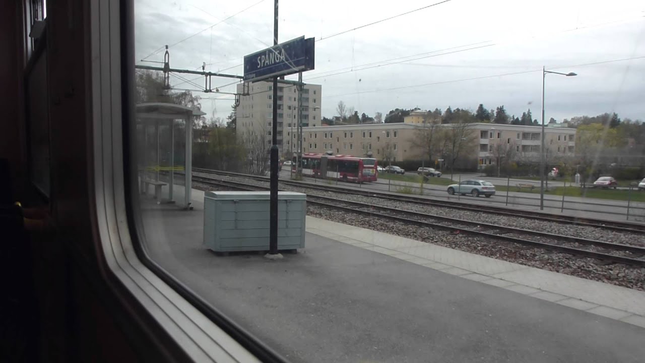 Stockholm Commuter Rail X10 train ride: Jakobsberg-Karlberg