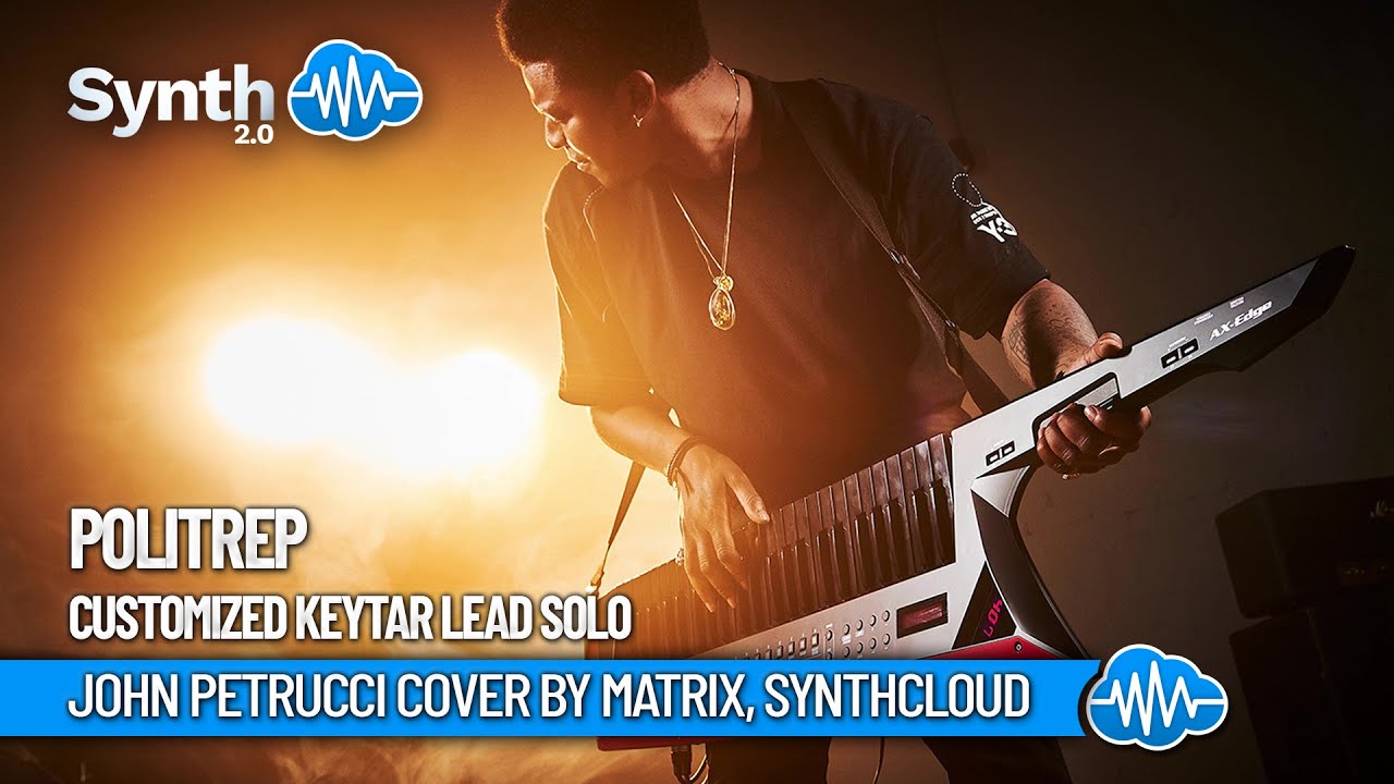 POLITREP - Customized Keytar Lead Solo | John Petrucci Cover by Matrix | Synthcloud