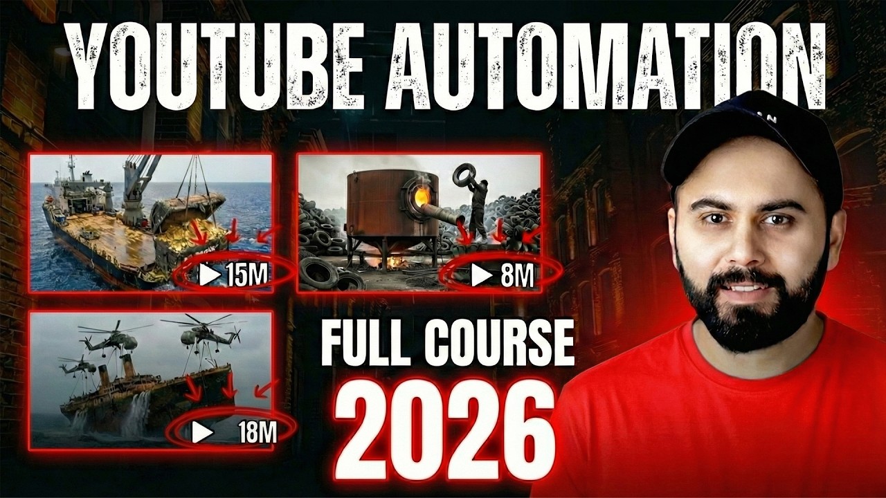 YouTube Automation Full Course 2026 | Learn Complete YouTube Automation Business