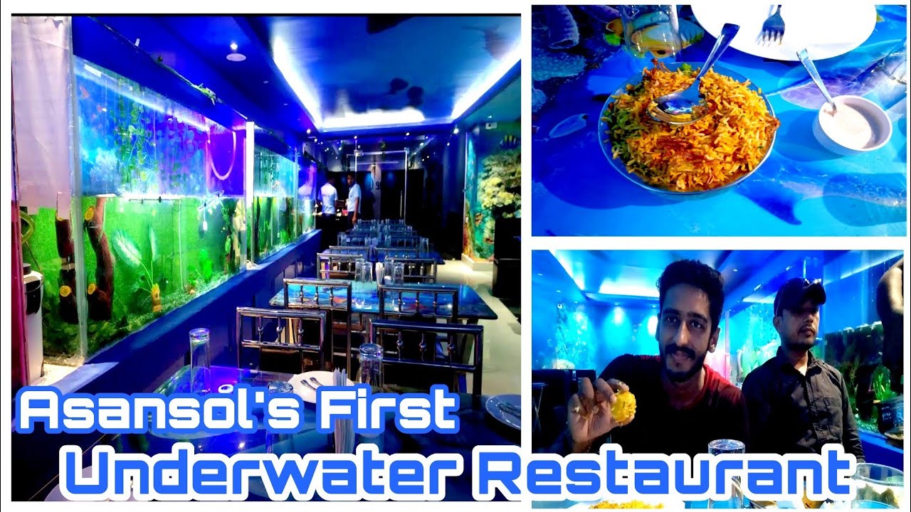Is this Restaurant UNDERWATER?😱🐠| First Sea-Themed Restaurant🐟| Blue O