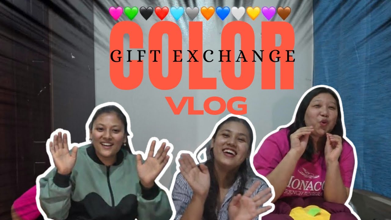 COLOR GIFT EXCHANGE CHALLENGE with /Srijana || Espriti /    #vlog1 #funny #moments 