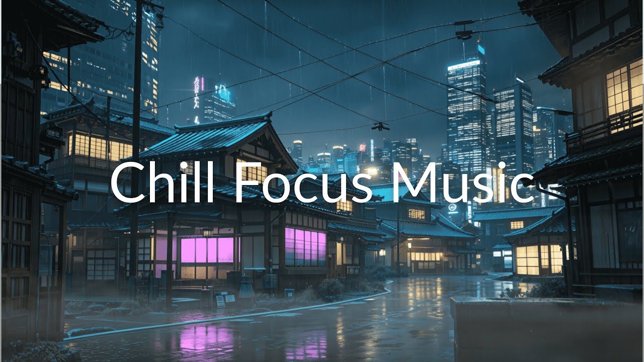 Neon Japan After Midnight Lofi | Rain 4K