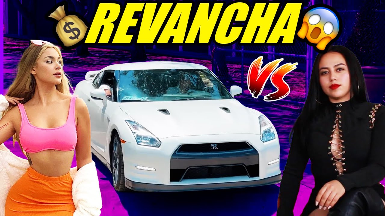 LAS NIÑAS MILLONARIAS SE APUESTAN SU AUTO EN ARRANCONES 😱REVANCHA NISSAN GTR🔥