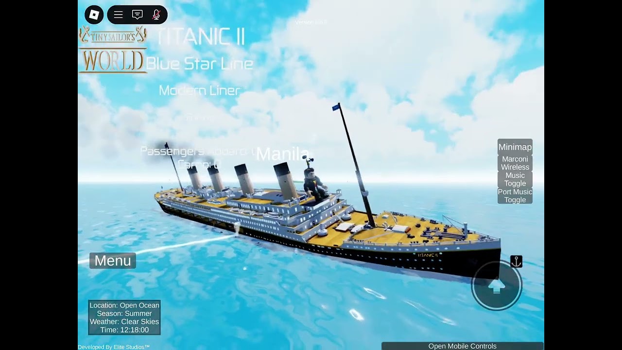 Titanic 2 sinks in tiny sailors world 