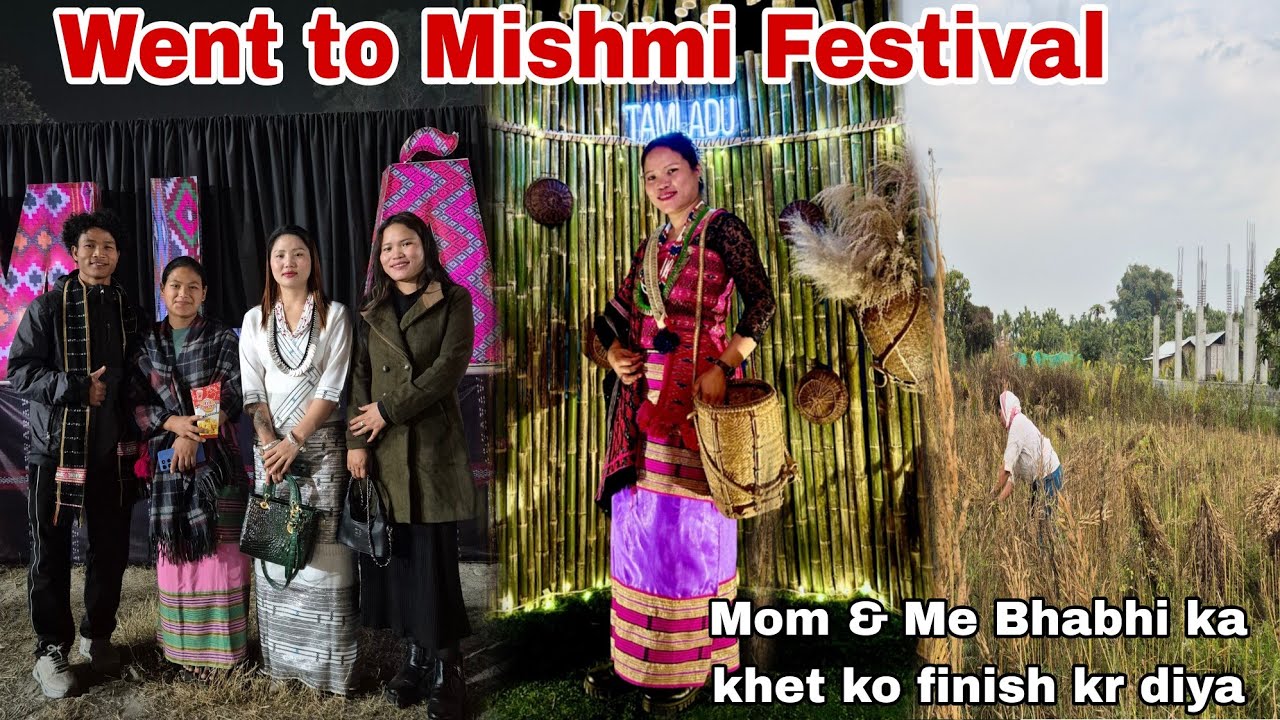 @AzmainVlogs & Me Gya Festival dekhne// Mummy or Mei bhabhi ko help kiya //#villagerlifestyle 