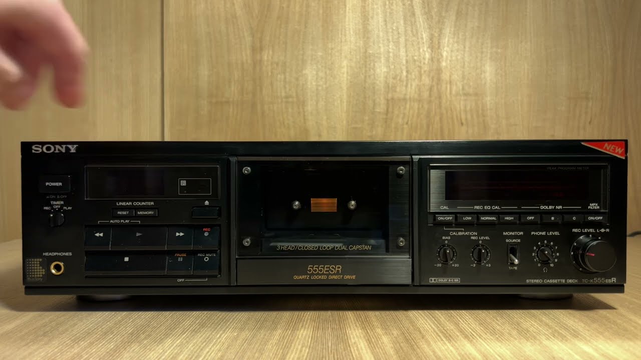 SONY TC-K555ESR demo