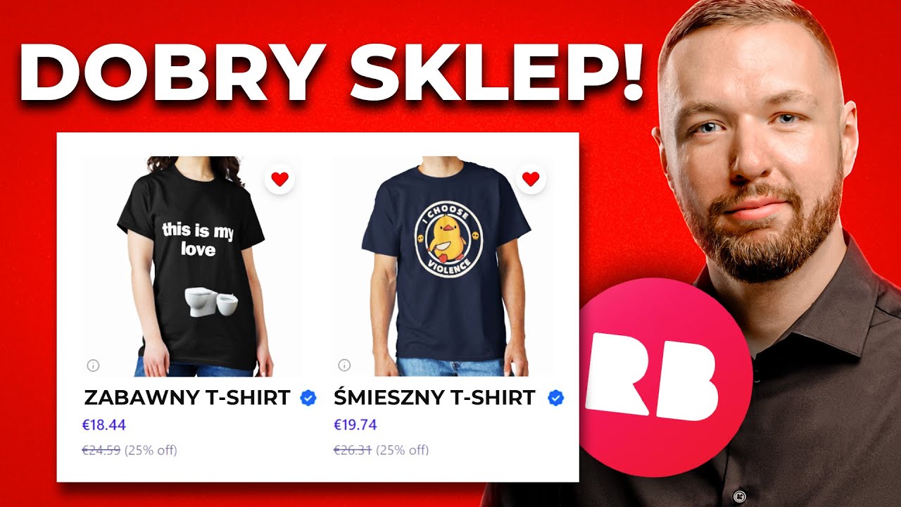 Sprawdzam - Wasze sklepy pod moją lupą 🔍 Szczera Ocena Sklepów Redbubble Poradnik