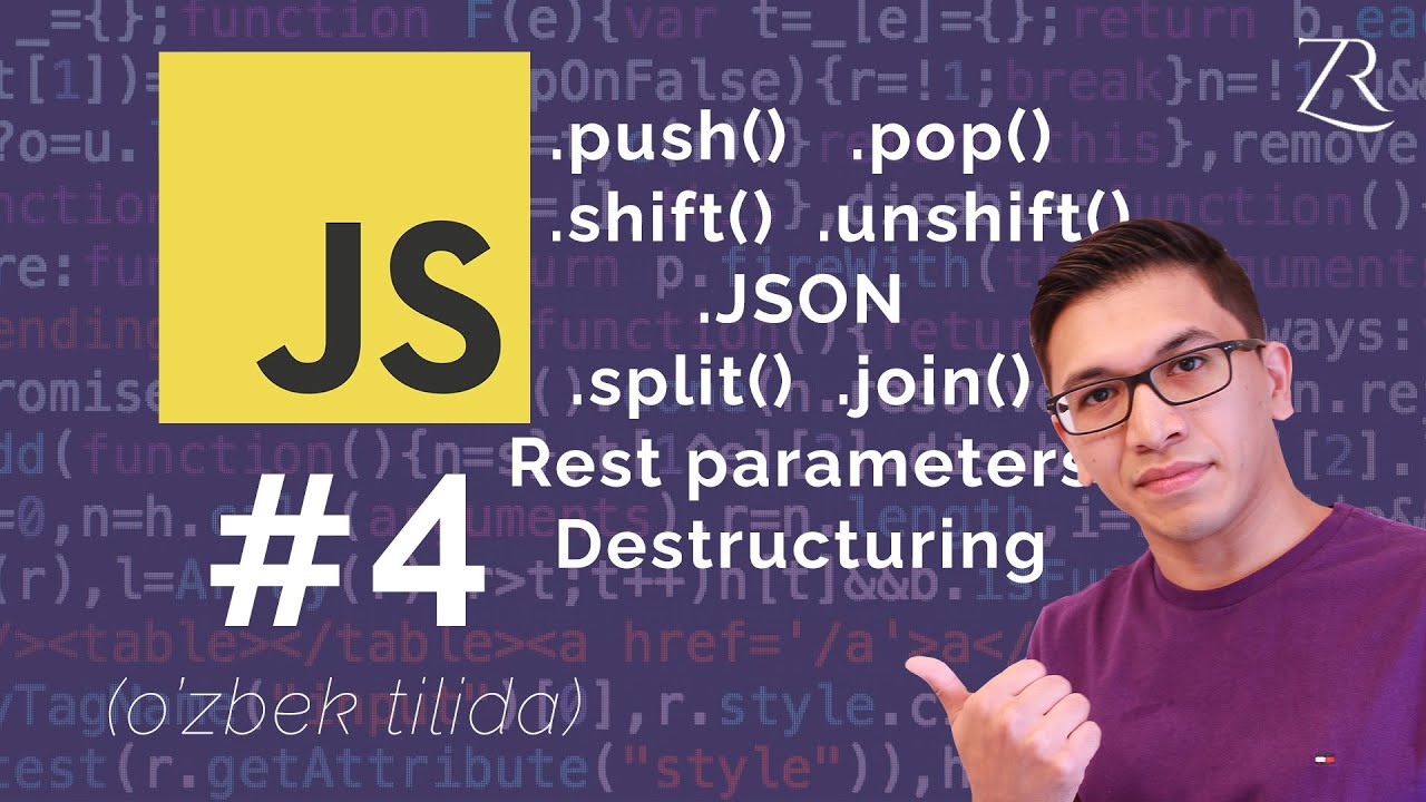JavaScript Asoslari | Obyekt, Metod va JSON | Qism 4