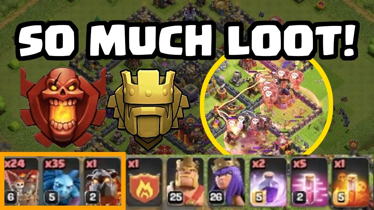 TH9 Farming in Titan/Champs League: IT WORKS! SO MUCH LOOT! | Clash of Clans