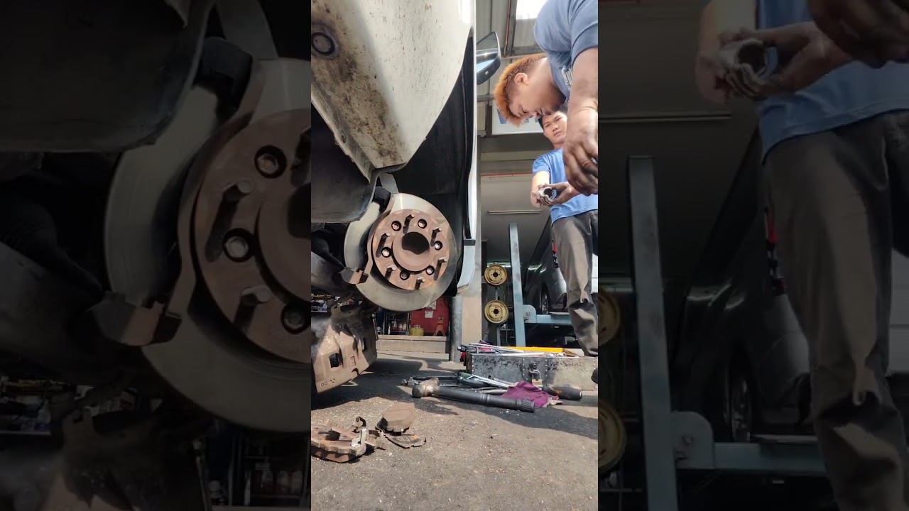 NV350 replace wheel hub bearing #highlights #viewers #followers #buhaymekaniko