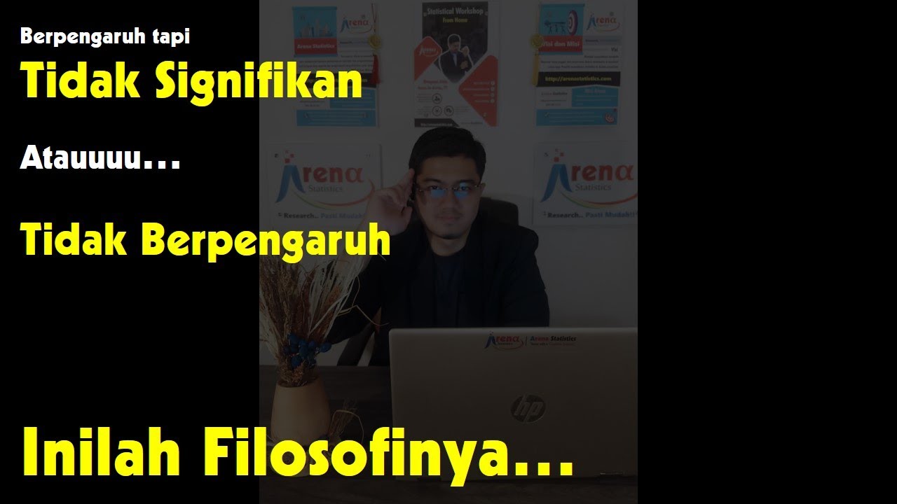 Tidak Berpengaruh / Tidak Signifikan⁉️ | Belajar Metpen | Belajar Statistika | Arena Statistics
