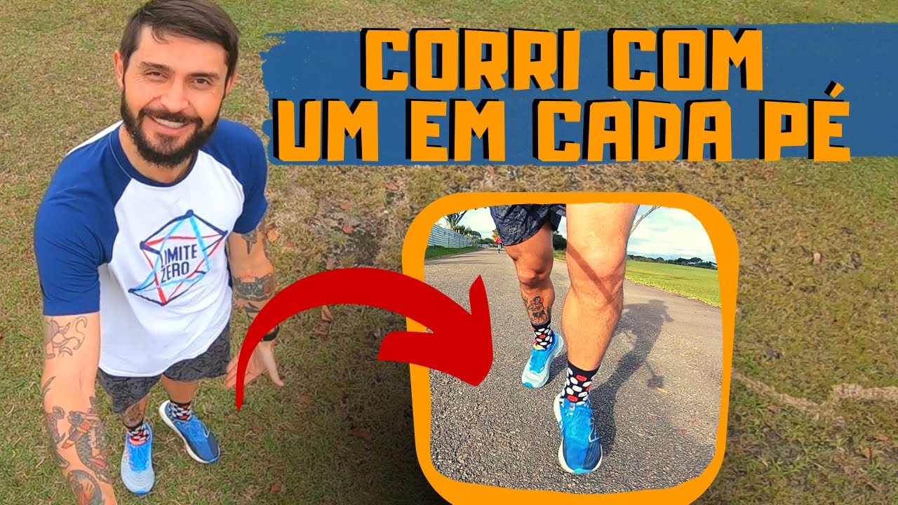 COMPARATIVO PRISM V2 E REBEL V2 - correndo com um em cada p&eacute;