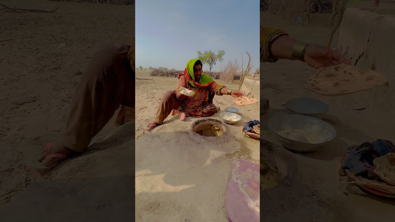 village life rajasthan #desert #village #shortvideos #viral #food #women #traditional  #amazing