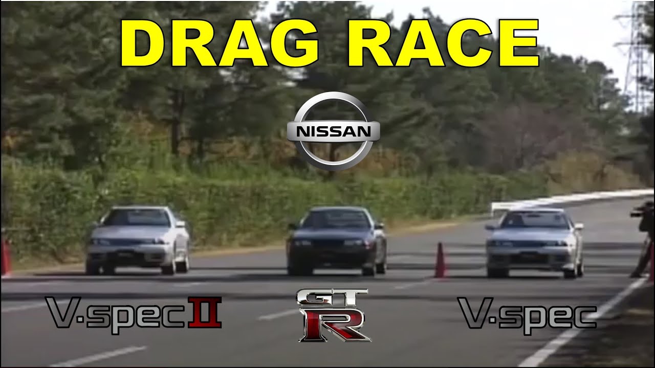 Drag Race #162 | Nissan GT-R R32 vs V-spec vs V-spec II