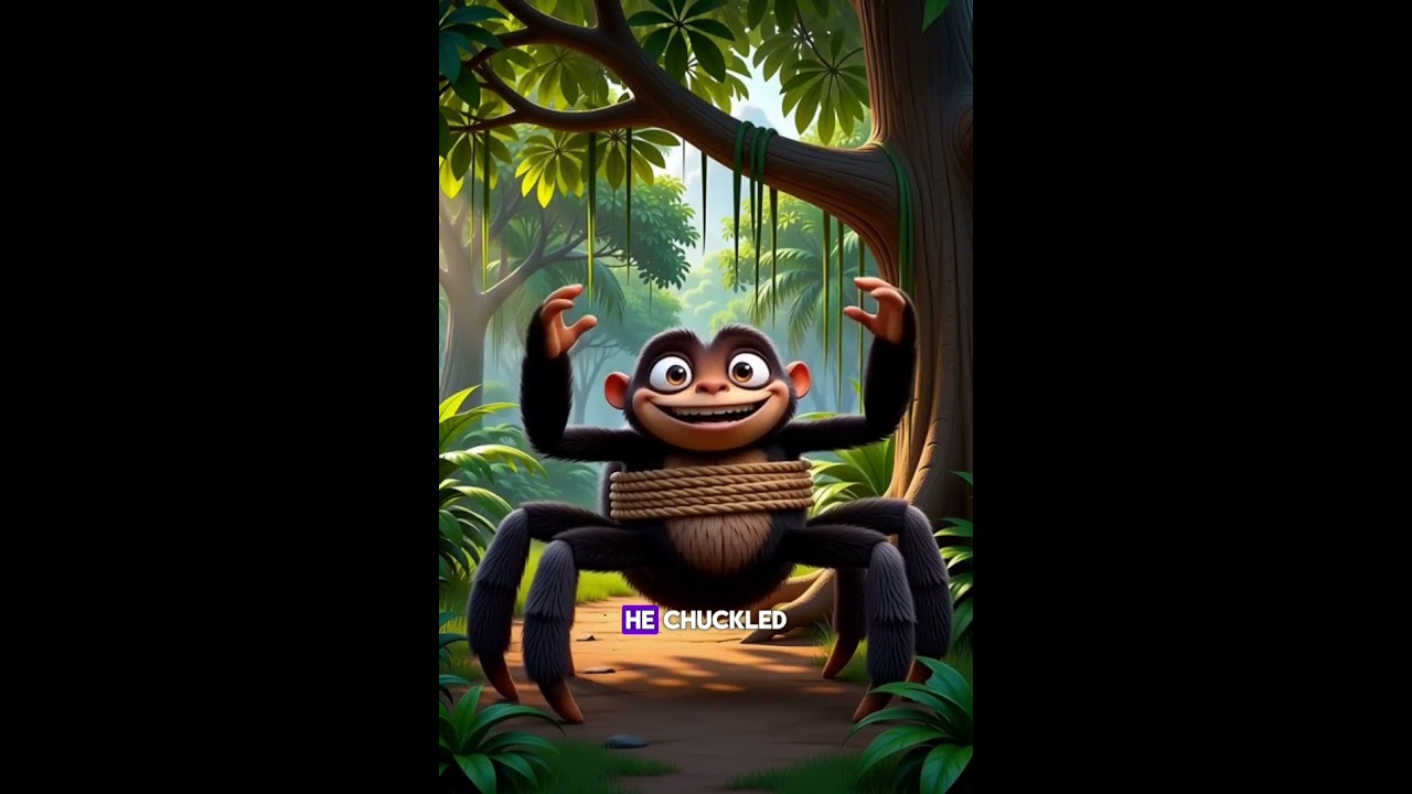 Anansi’s Greed: Why Spiders Have Thin Waists | West African Story