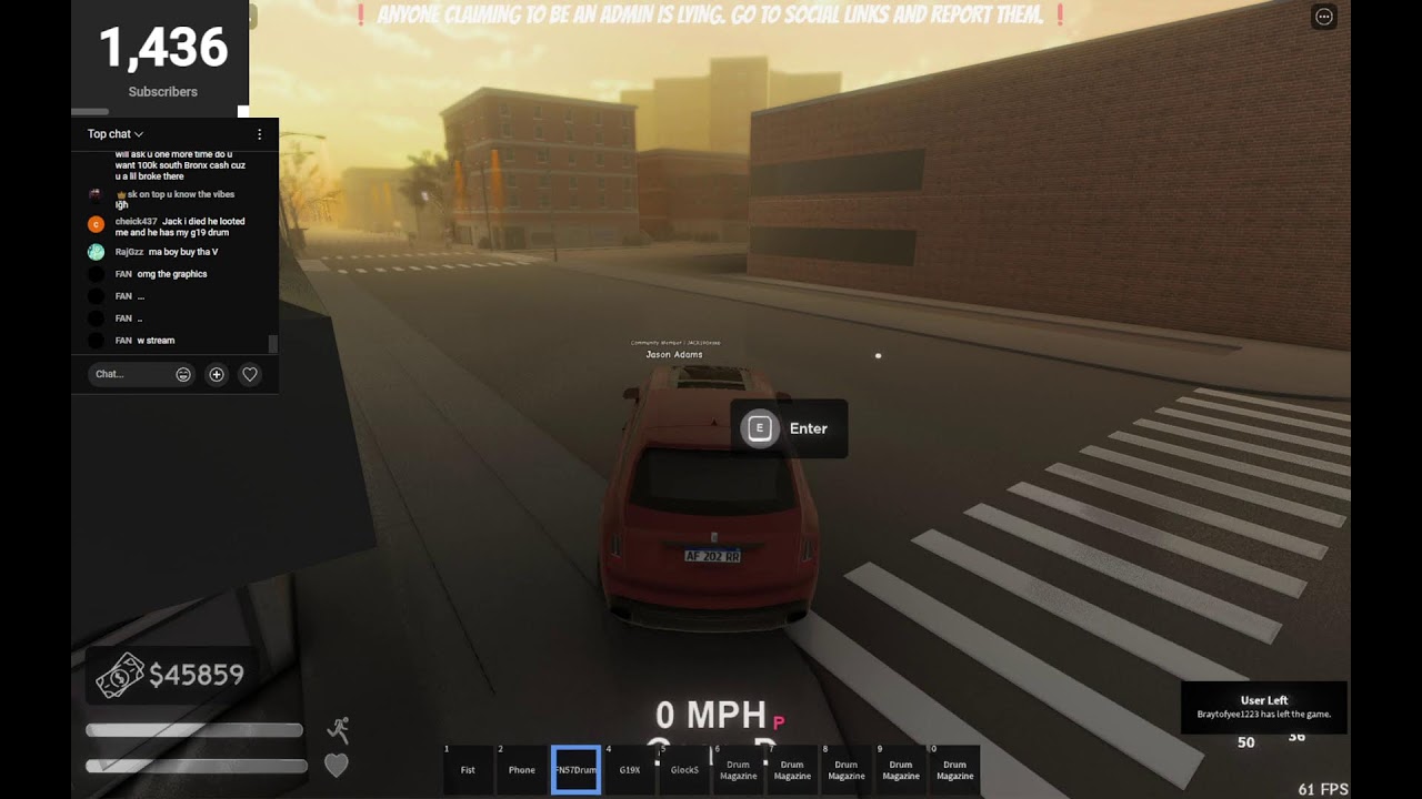 Grinding for the rolls Royce - Roblox South Bronx