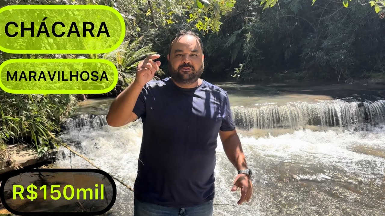 MARAVILHOSA ( VENDIDA )CHÁCARA - PURA NATUREZA - CASCATA R$150mil aceita carro