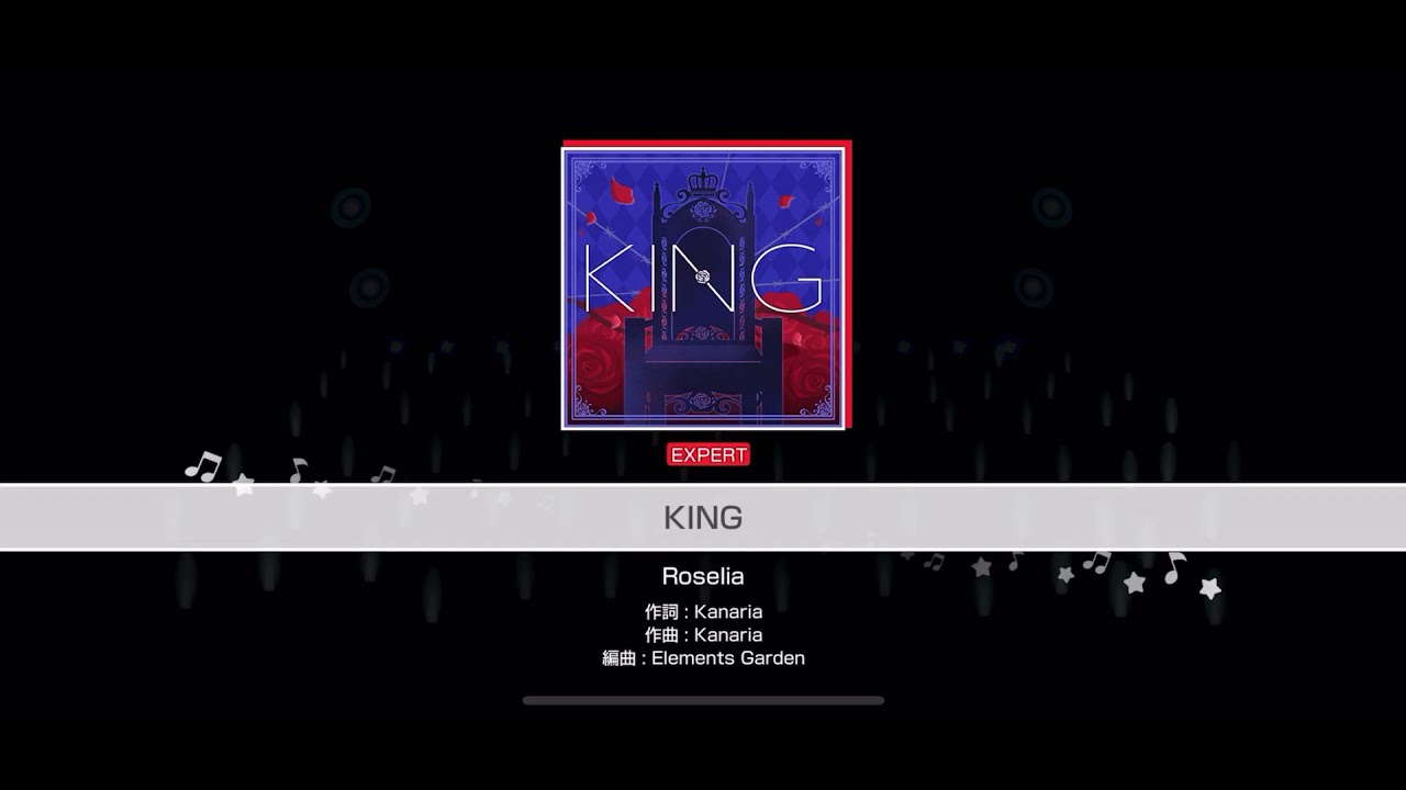 「バンドリ」BanG Dream!: KING [Expert] Gameplay Full Combo