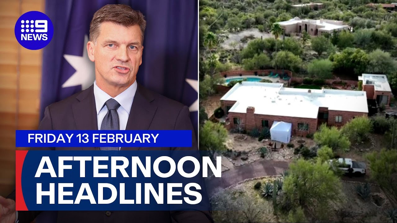 Angus Taylor defeats Sussan Ley; Reward increased in case of Nancy Guthrie | 9 News Australia
