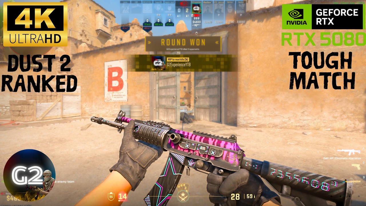 Counter Strike 2 | RTX 5080 | Ultra Settings 4K Gameplay (No Commentary)