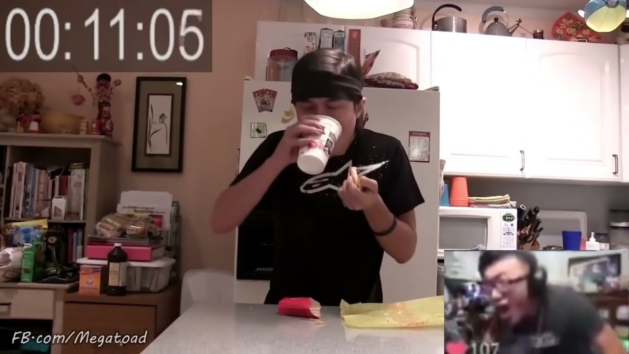 HE'S OVERSTREAMING A HAPPY MEAL!!!