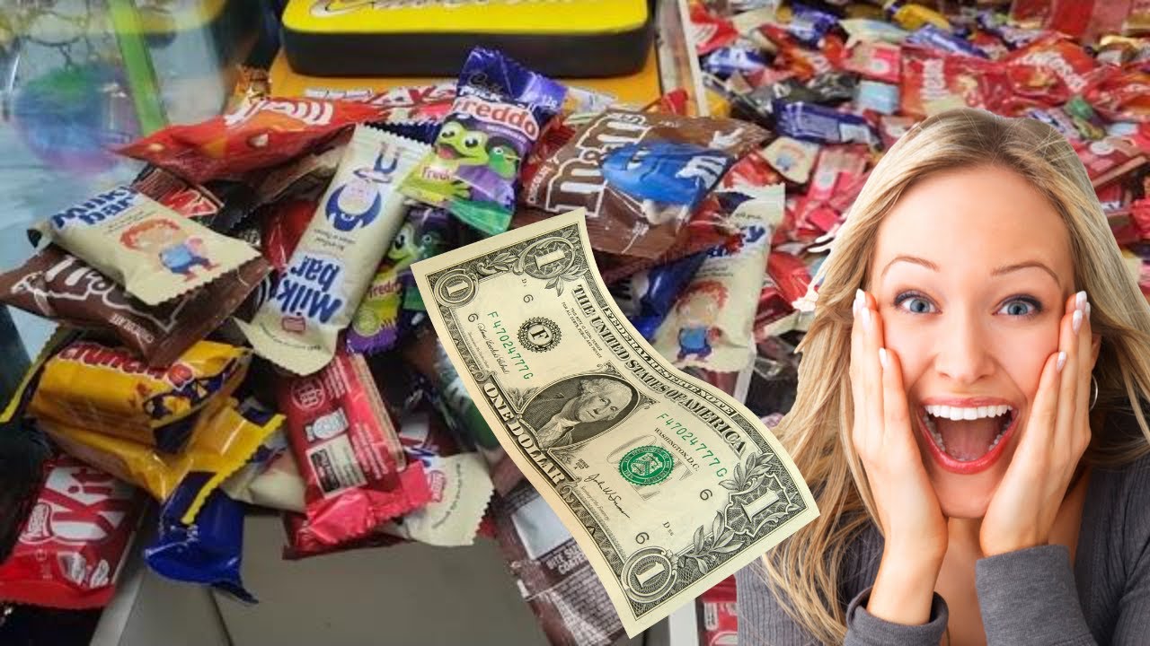 CANDY PUSHER JACKPOT WITH JUST $1?!