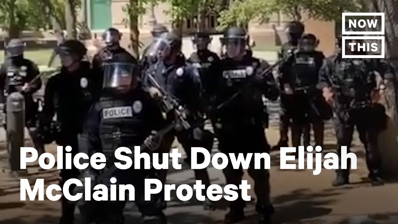 Police Show Up in Riot Gear at Peaceful Protest for Elijah McClain | NowThis
