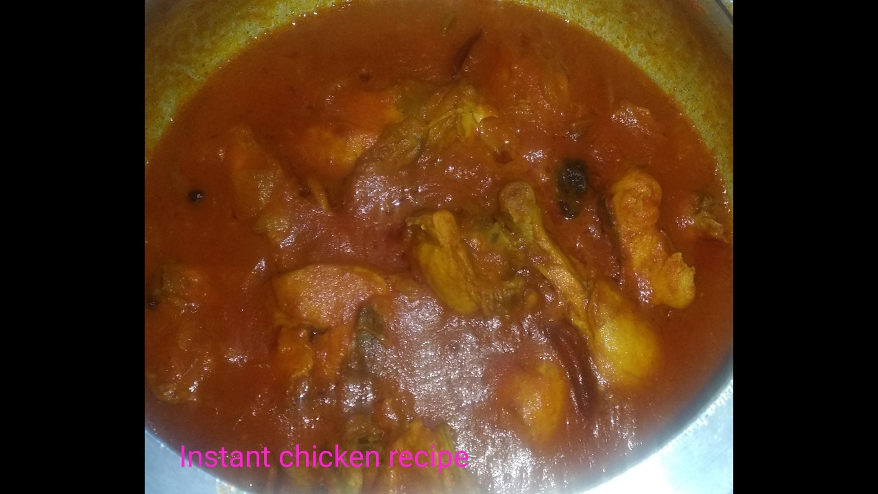 Instant chicken recipe | chat pata chicken
