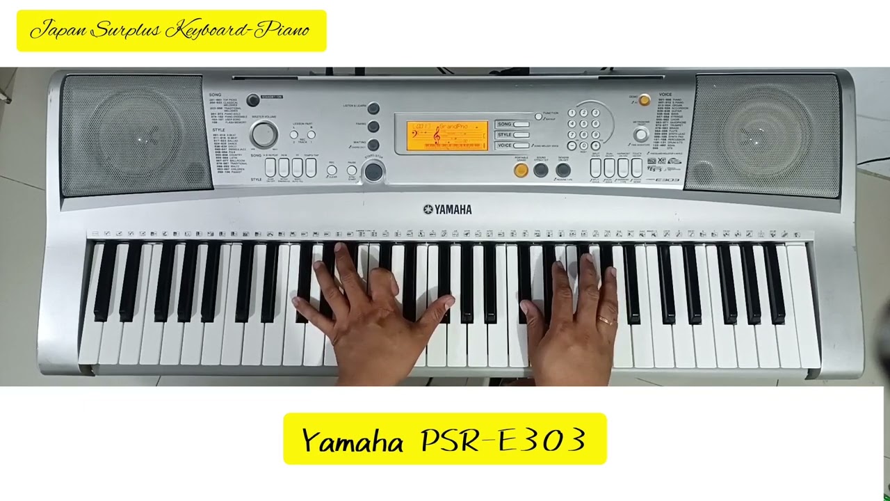 Yamaha PSR-E303 (Touch Response)