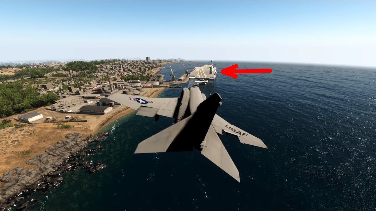Can you land a JET on a Aircraft Carrier in Reforger?