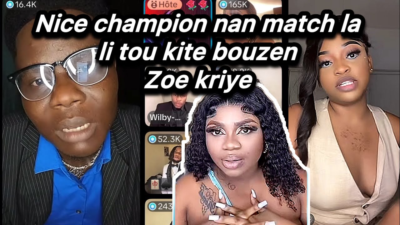 Final Nice champion sou Zoé - Zoé kriye nou wè lavie - gro match mistral pale