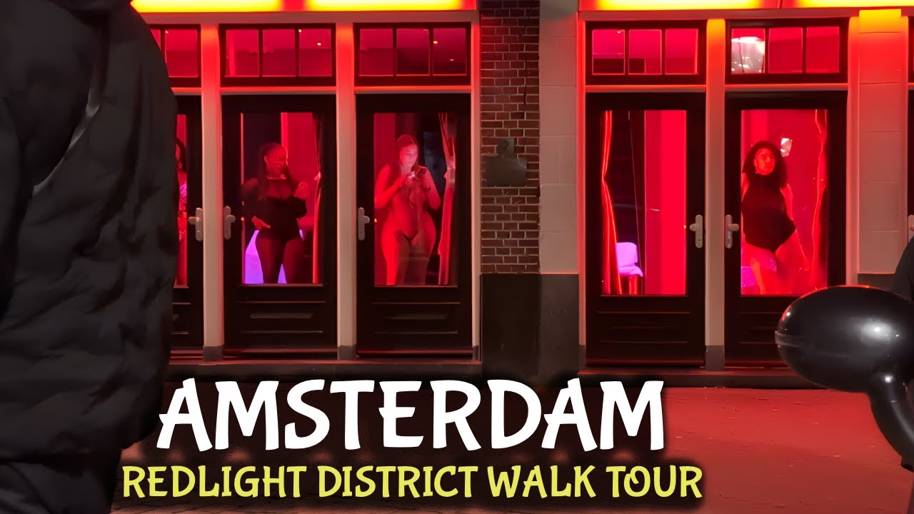 Amsterdam December Night Tour || Inside the Red Light District