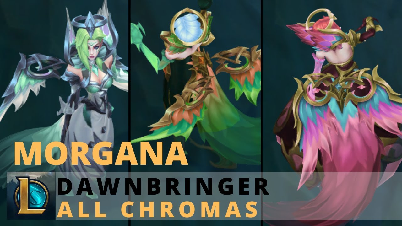 Dawnbringer Morgana All Chromas - League of Legends