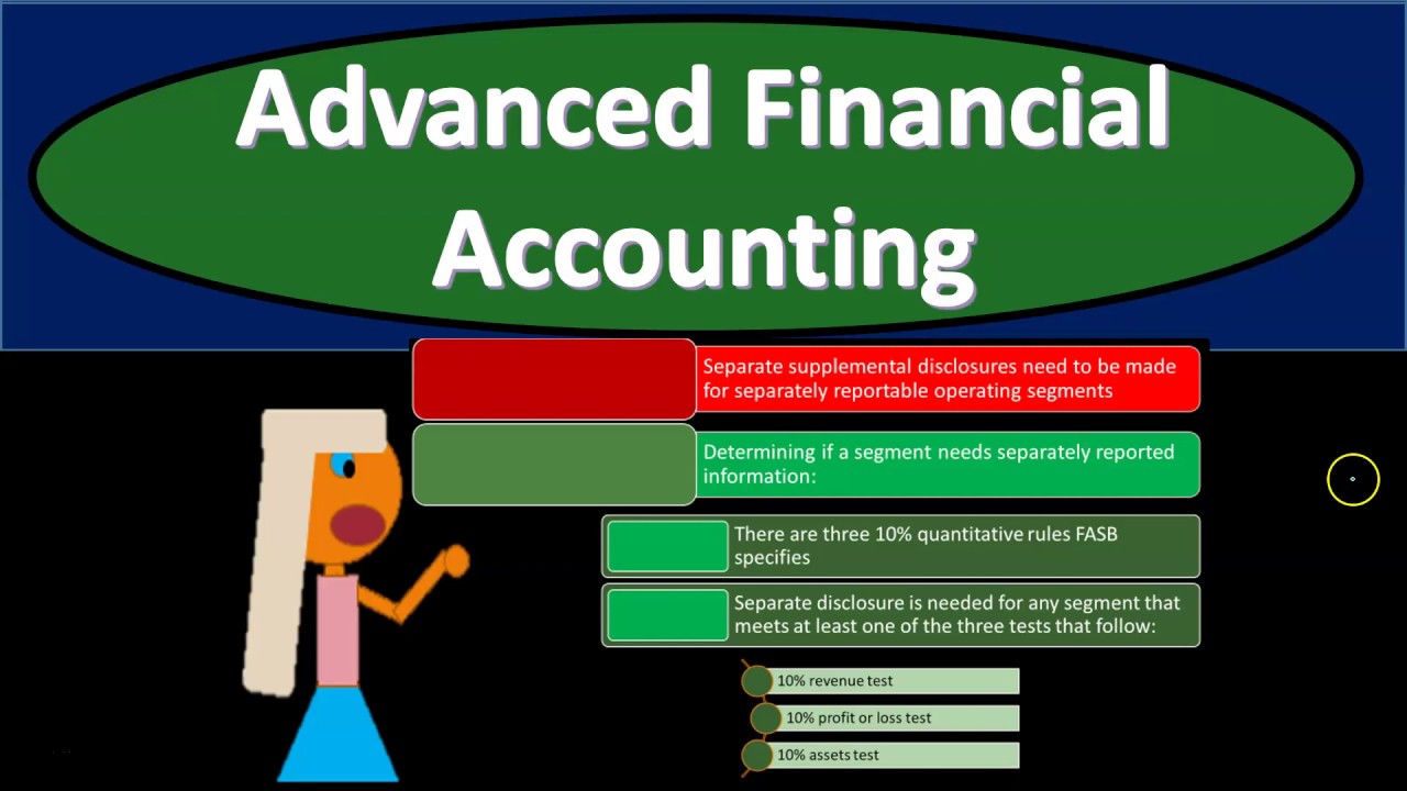 Threshold Tests for Segment Reporting 1315 Advanced Financial Accounting